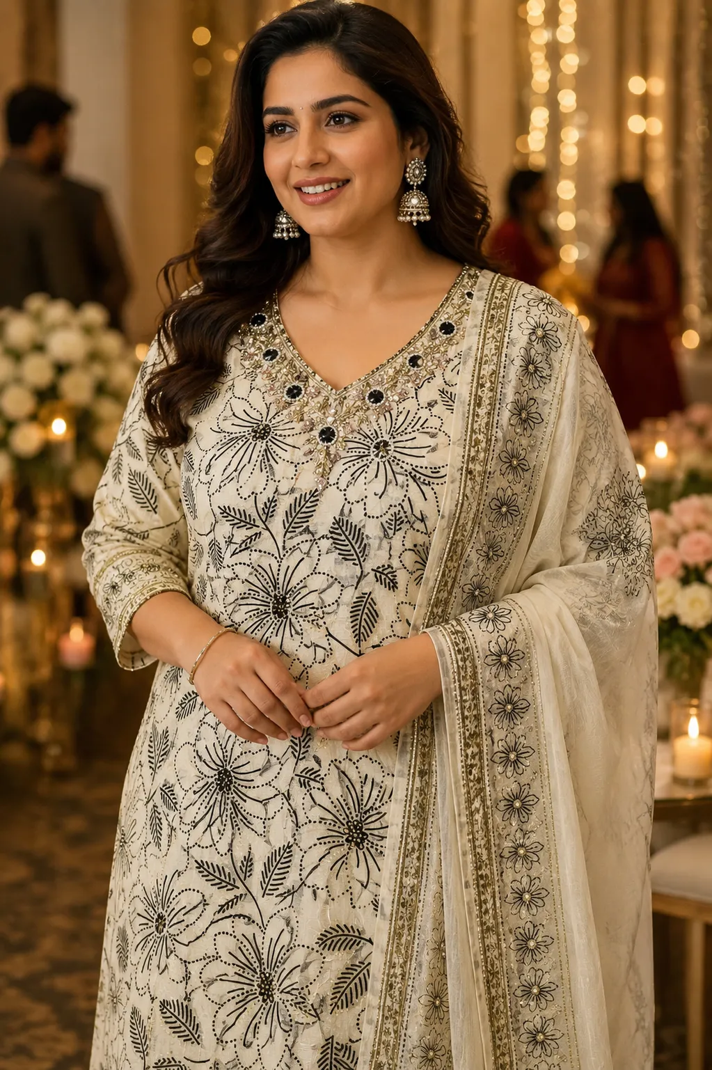 Ivory Noir Elegance